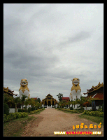 รูปปั้นสิงห์คู่