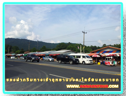 รถจอดซื้อของฝากมากมาย