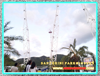 ชิงช้าสุดเหวี่ยงใน santorini park